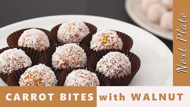 Carrot Bites With Walnut – Snack Recipes