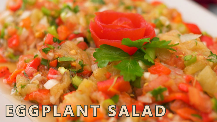 How to make Eggplant Salad? Recipe for Vegans