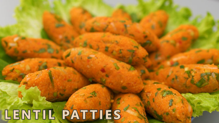 Lentil Patties Recipe from Turkish Cuisine